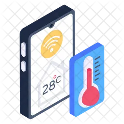 Mobile Temperature  Icon