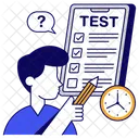 Mobile Test Online Exam Online Examination Icon