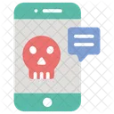 Cybercrime Phone Virus Mobile Hack Icono