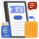 Mobile Ticket Raffle Permit Icon