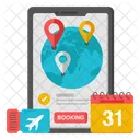 Mobile Ticketbuchung Gewinnspiel Gutschein Symbol