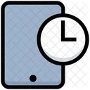 Mobile Time Mobile Clock Mobile Icon