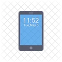 Mobile Time Mobile Date Icon