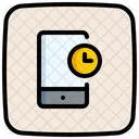 Mobile Time Mobile Phone Time Icon