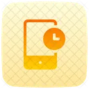 Mobile Time Mobile Phone Time Icon
