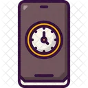 Mobile Time Zone  Icon