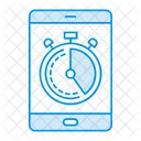 Mobile Timer Stopwatch Icon