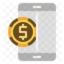 Mobile Top Up Mobile Payment Digital Money Icon