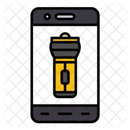 Mobile Torch  Icon