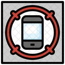 Smartphone Tracking Aim Icon