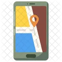 Mobile Tracker App Mobile Location Gps Icon