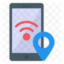 Mobile Location Mobile Gps Mobile Tracking Icon