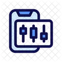 Mobile Trader Candlestick Icon