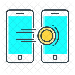 Mobile Transaction  Icon