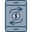 Mobile Transaction Banking Business Icon