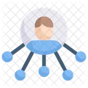 Internet Marketing Network Online Icon