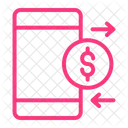 Mobile Transaction  Icon