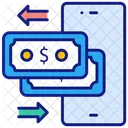Mobile Transactions Banking Commerce Icon