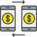 Mobile Transfer Transfer Money Send Money Icon