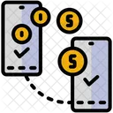 Mobile Transfer Transfer Payment Icône