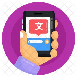 Mobile Translation App  Icon