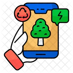 Mobile tree  Icon