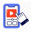 Mobile Tutorial Mobile Video Online Video Icon