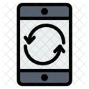 Arrow Cellphone Device Icon