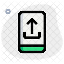 Mobile Upload  Icon