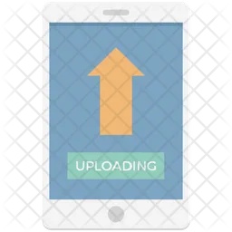 Mobile Uploading  Icon