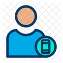 Mobile User Mobile Profile Male Profile Icon
