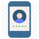 Mobile User  Icon