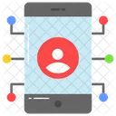 Mobile User Network Icon