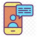 Mobile Chat M Mobile User Chat Mobile Chat Icon