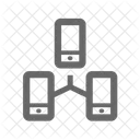 Konnektivitat Synchronisierung Internet Symbol