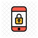 Mobile Verrouille Verrouiller Le Smartphone Mobile Securise Icon