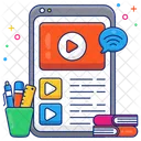 Video Tutorial Mobile Video Internet Video Icon