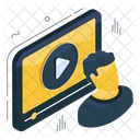 Mobile Video Video Streaming Play Video Icon