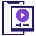 Mobile Online Video Icon