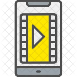 Mobile Video Logo Icon