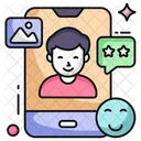 Mobile Video Call Video Chat Video Message Icon