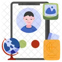 Mobile Video Call Video Chat Facechat Icon