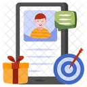 Mobile Video Call Video Chat Video Message Icon
