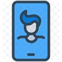 Mobile video call  Icon
