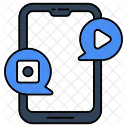 Mobile Video Chatting  Icon