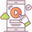 Mobile Video Click Icon