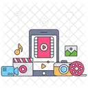 Mobile Video Editing  Icon