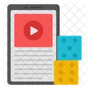 Mobile Video Online Video Video Streaming Icon