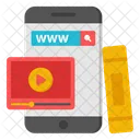Mobile Video Smartphone Video Phone Video Icon