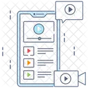 Mobile Video Mobile Movie Mobile Media Icon